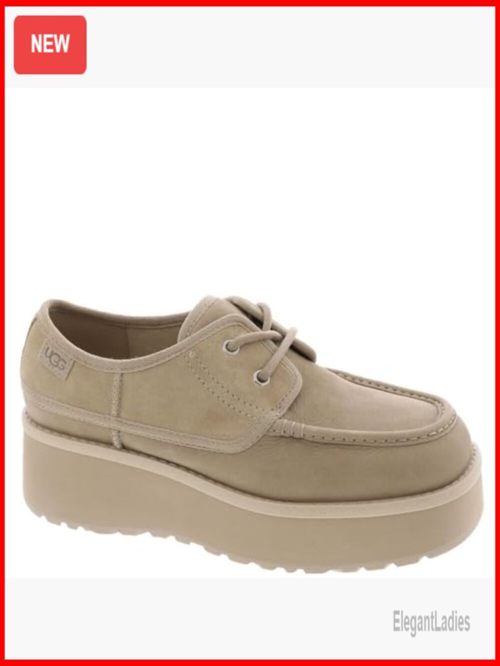 Water-Resistant Platform Sneakers Size 9 Casual Lace-Up Oxfords - Picture 4 of 6